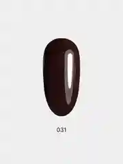 Гель-лак для ногтей LuckyLak FL №031, 8 g, темно-коричневый лак для маникюра, педикюра