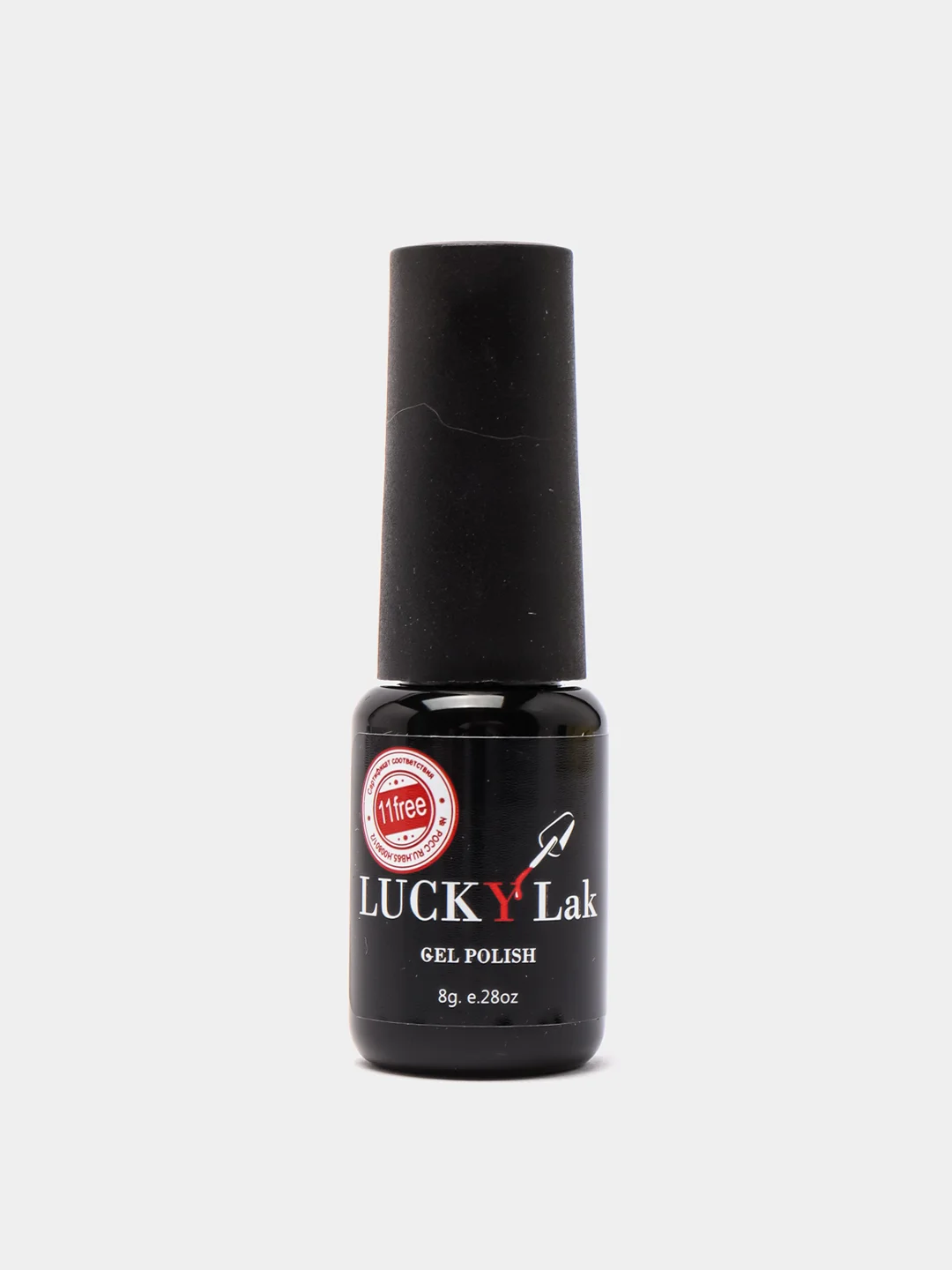 Гель лак для ногтей LuckyLak FL №135, 8g красный коралловый лак для маникюра и педикюра