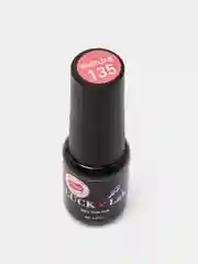 Гель лак для ногтей LuckyLak FL №135, 8g красный коралловый лак для маникюра и педикюра