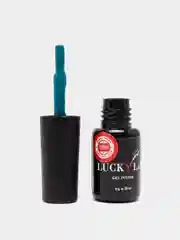 Гель лак для ногтей LuckyLak FL №012, 8г изумрудный зеленый лак для маникюра и педикюра