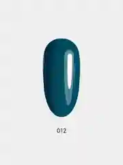 Гель лак для ногтей LuckyLak FL №012, 8г изумрудный зеленый лак для маникюра и педикюра