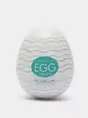 Бирюзовый мастурбатор-яйцо Teng EGG, мужской