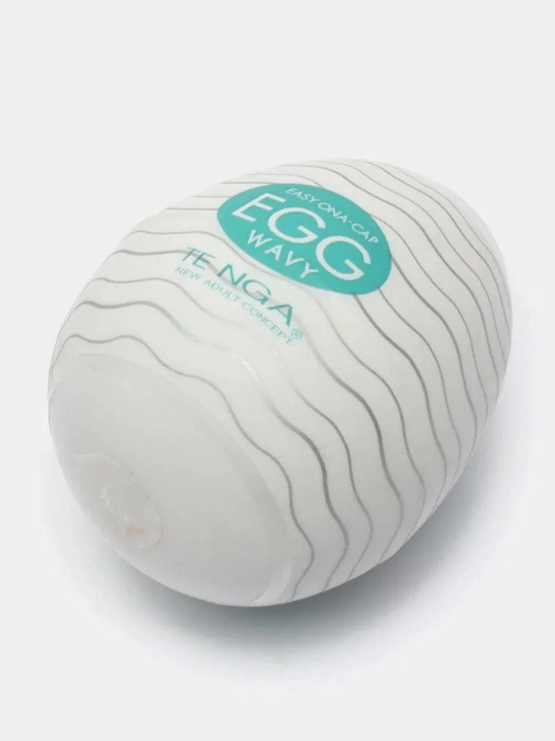 Бирюзовый мастурбатор-яйцо Teng EGG, мужской