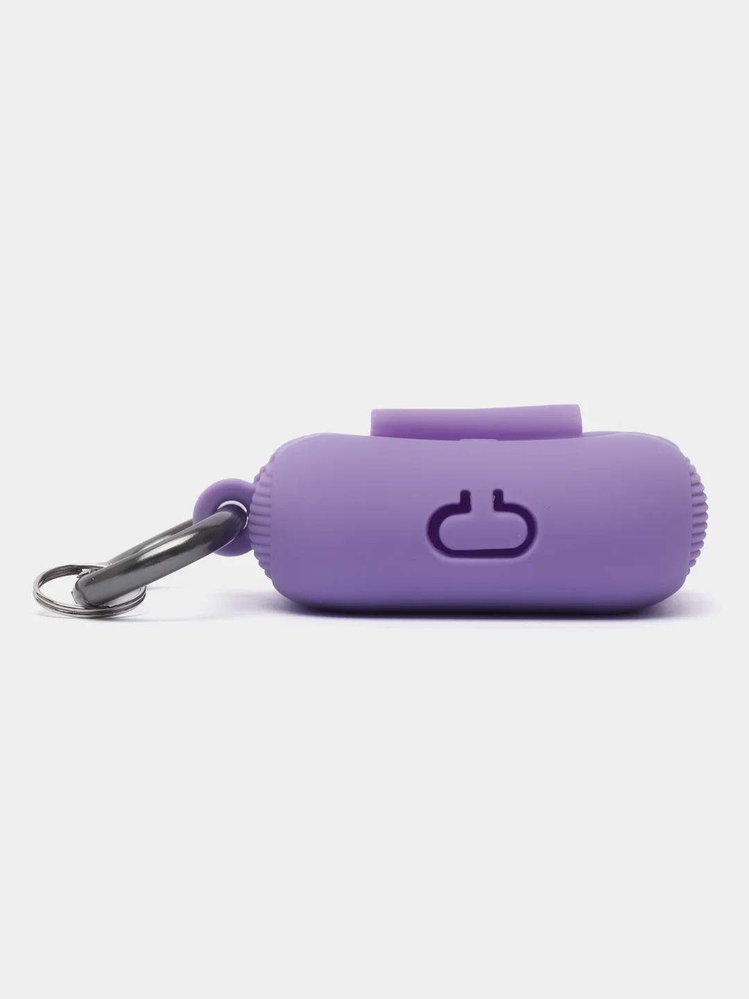 Лавандовый силиконовый чехол для наушников AirPods Pro с карабином