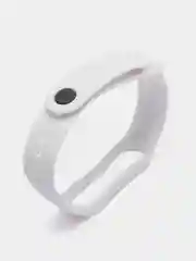 Белый силиконовый ремешок для фитнес-браслетов Xiaomi Mi Band 3/4