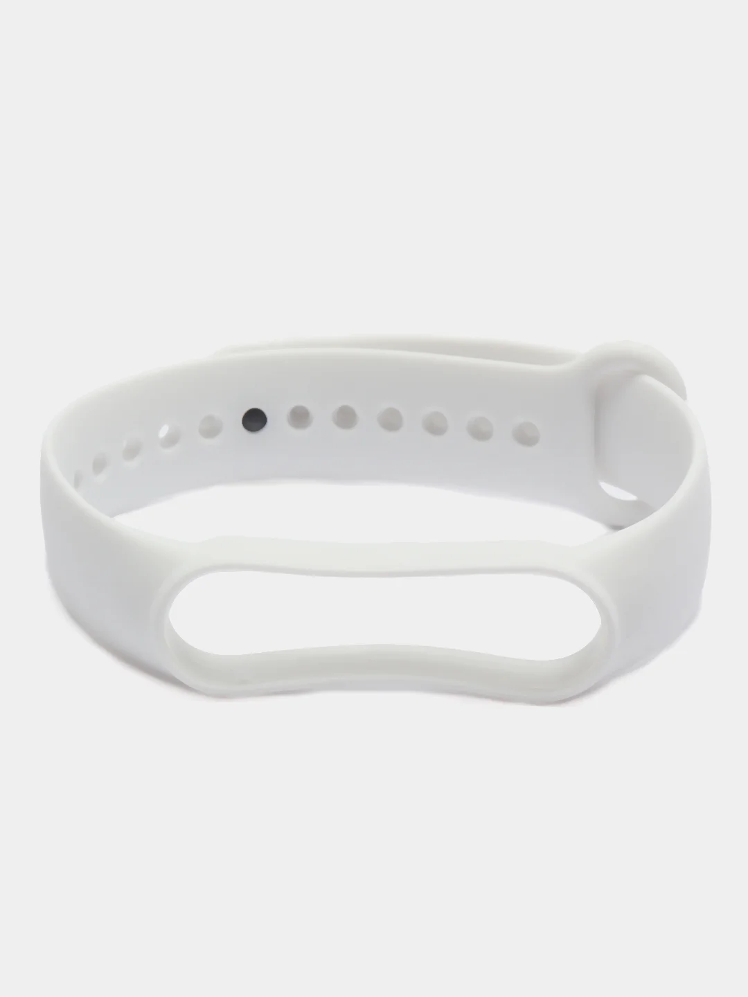 Белый силиконовый ремешок для фитнес-браслетов Xiaomi Mi Band 3/4