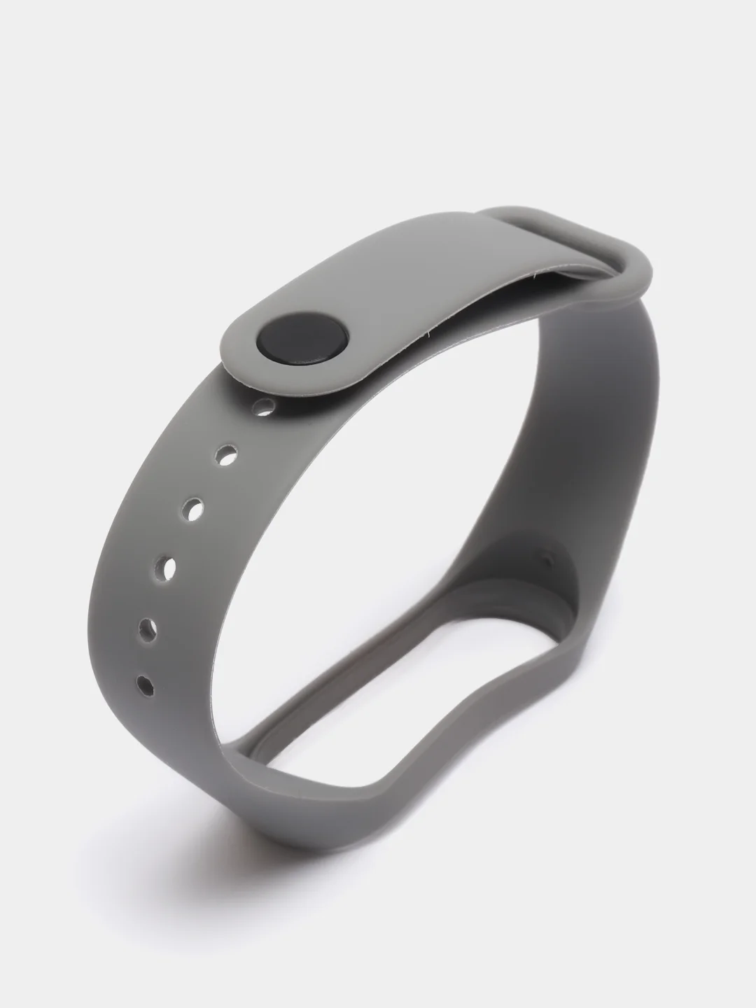 Серый силиконовый ремешок для фитнес-браслетов Xiaomi Mi Band 3/4