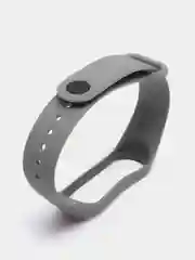 Серый силиконовый ремешок для фитнес-браслетов Xiaomi Mi Band 3/4
