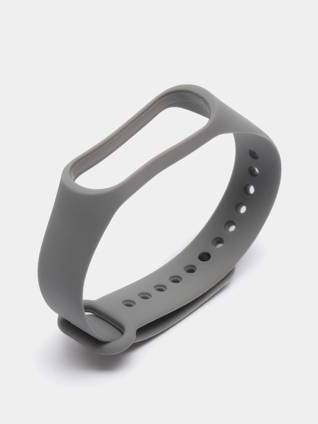 Серый силиконовый ремешок для фитнес-браслетов Xiaomi Mi Band 3/4