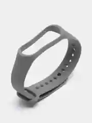 Серый силиконовый ремешок для фитнес-браслетов Xiaomi Mi Band 3/4
