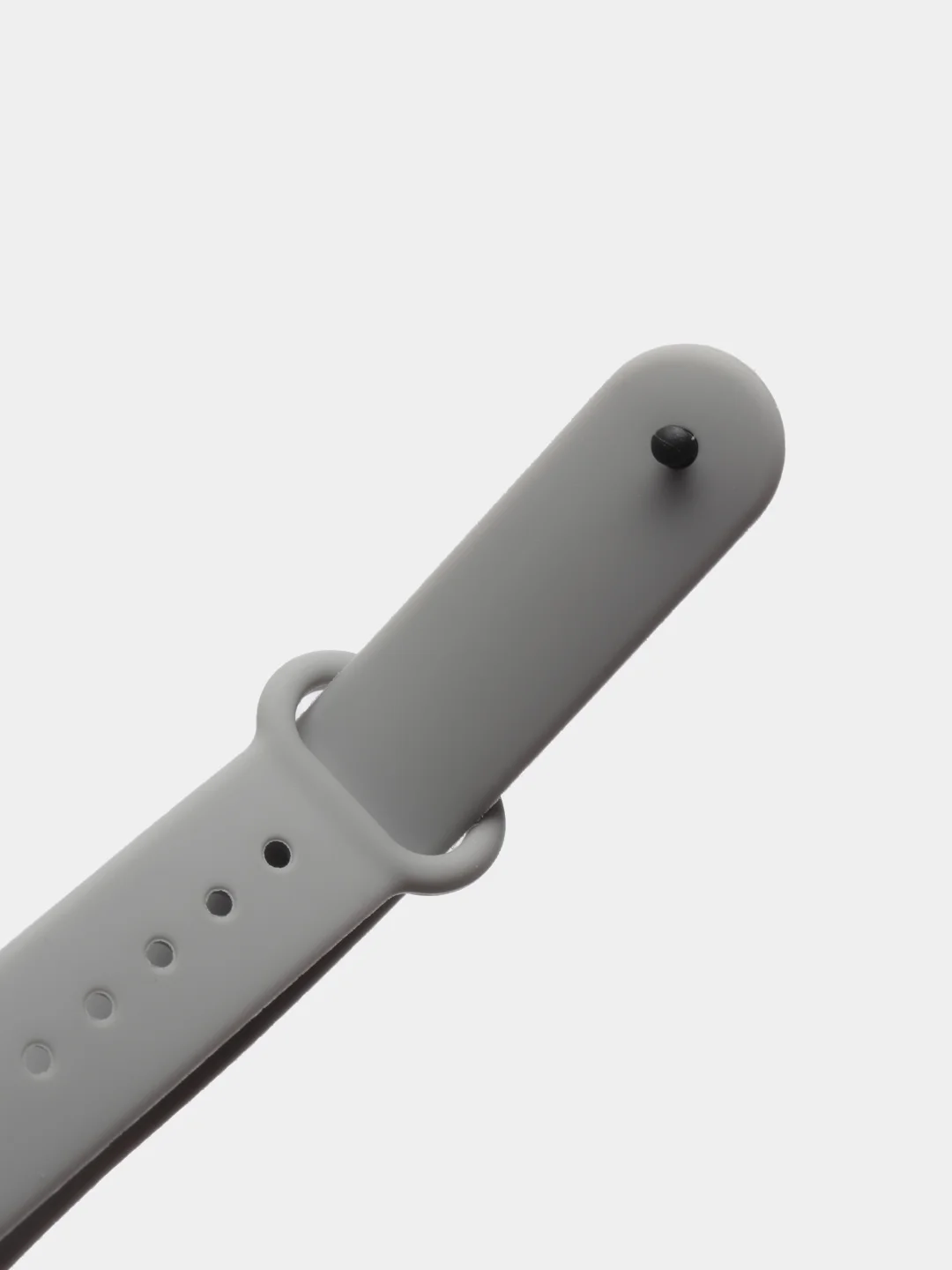 Серый силиконовый ремешок для фитнес-браслетов Xiaomi Mi Band 3/4