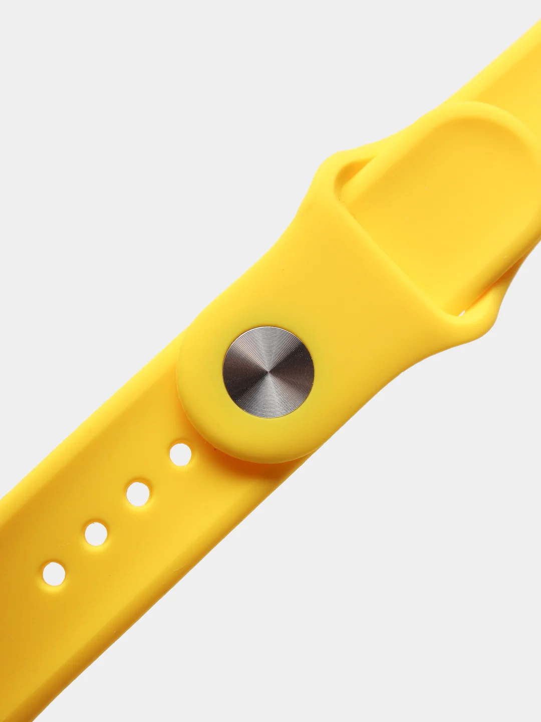 Желтый силиконовый ремешок для Apple Watch 3, 4, 5, 6, SE , 7 на 38/42/40/44 (эпл вотч)