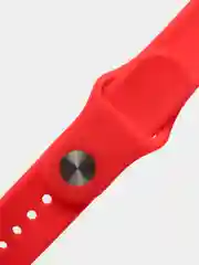 Алый силиконовый ремешок для Apple Watch 3, 4, 5, 6, SE , 7 на 38/42/40/44 (эпл вотч)