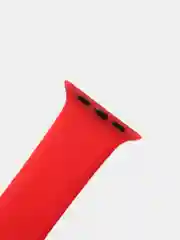 Алый силиконовый ремешок для Apple Watch 3, 4, 5, 6, SE , 7 на 38/42/40/44 (эпл вотч)
