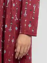 Красный платье домашнее