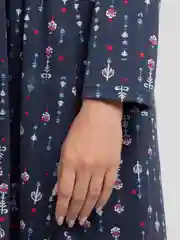 Синий платье домашнее