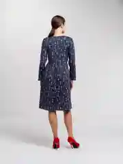 Синий платье домашнее