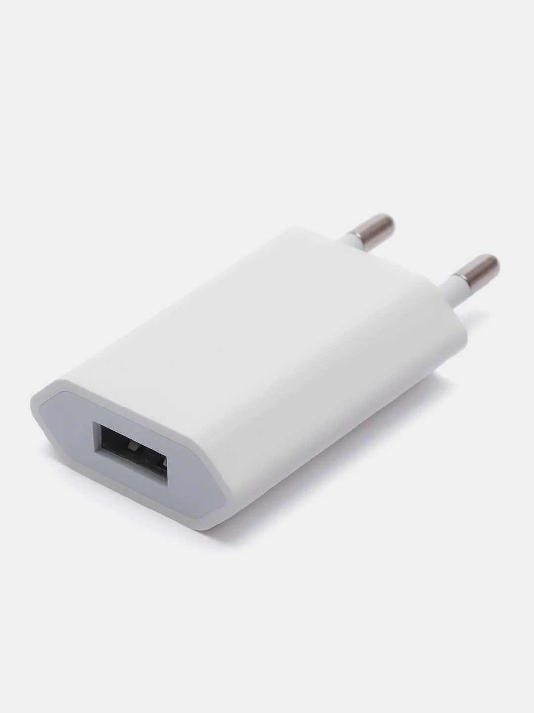 Белый сетевое зарядное устройство USB Power adapter ( зарядное устройство для айфон)