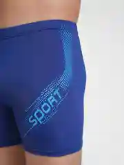 Синий мужские купальные шорты