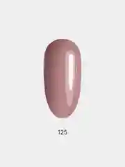 Гель лак для ногтей, гель-лак LuckyLak FL №125, 8g пудровый розовый бежевый натуральный