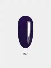 Гель-лак для ногтей, гель-лак LuckyLak FL №067, 8 g, темно-фиолетовый, для маникюра и педикюра
