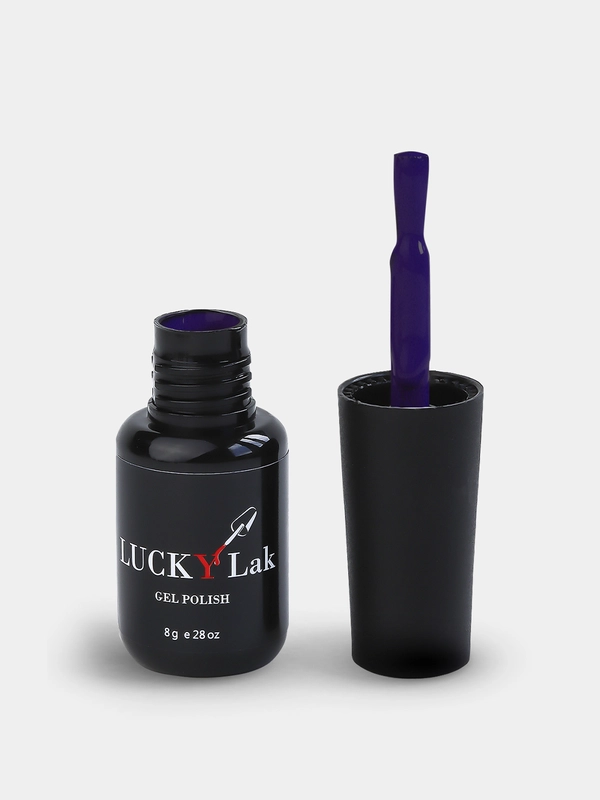 Гель-лак для ногтей, гель-лак LuckyLak FL №067, 8 g, темно-фиолетовый, для маникюра и педикюра