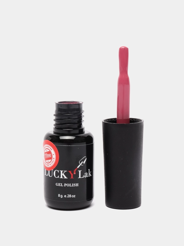 Гель лак для ногтей LuckyLak FL №127 8g натуральный розовый светлый френч нюд для маникюра