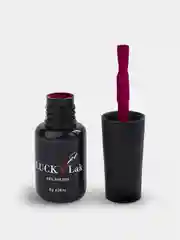 Гель лак для ногтей, гель-лак LuckyLak FL №145, 8g темно красный бордовый для маникюра