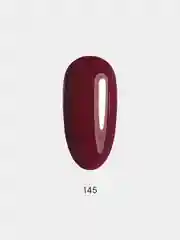 Гель лак для ногтей, гель-лак LuckyLak FL №145, 8g темно красный бордовый для маникюра
