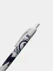 Белый ручка шариковая автоматическая BG "Zet", синяя