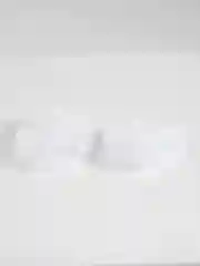 Серебряный банты крупные для волос, 2 штуки в комплекте