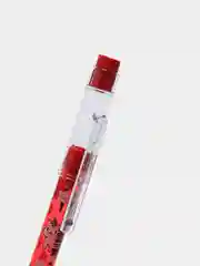 Красный простой карандаш сегментный, чернографитный "Кошки", с ластиком