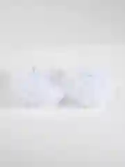 Кремовый банты крупные для волос, 2 штуки в комплекте