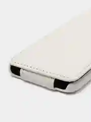 Белый чехол флип для iPhone 6