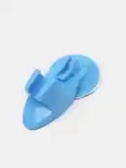 Голубой держатель для душевой лейки на присоске