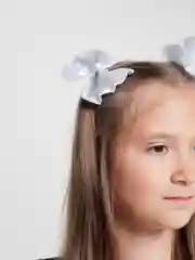 Белый бантики для девочек, 2 штуки