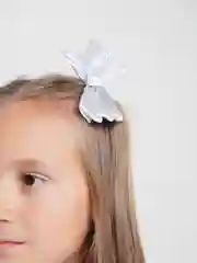 Белый бантики для девочек, 2 штуки
