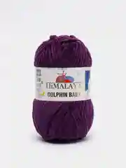 Аметистовый пряжа плюшевая Himalaya Dolphin Baby, полиэстер, 100 г, 120 м