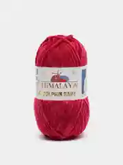 Бордовый пряжа плюшевая Himalaya Dolphin Baby, полиэстер, 100 г, 120 м