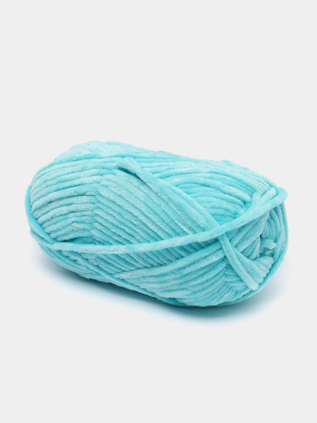 Лазурный пряжа плюшевая Himalaya Dolphin Baby, полиэстер, 100 г, 120 м