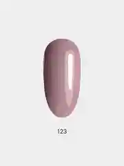 Гель лак для ногтей, гель-лак LuckyLak FL №123, 8g нежно розовый натуральный френч нюдовый