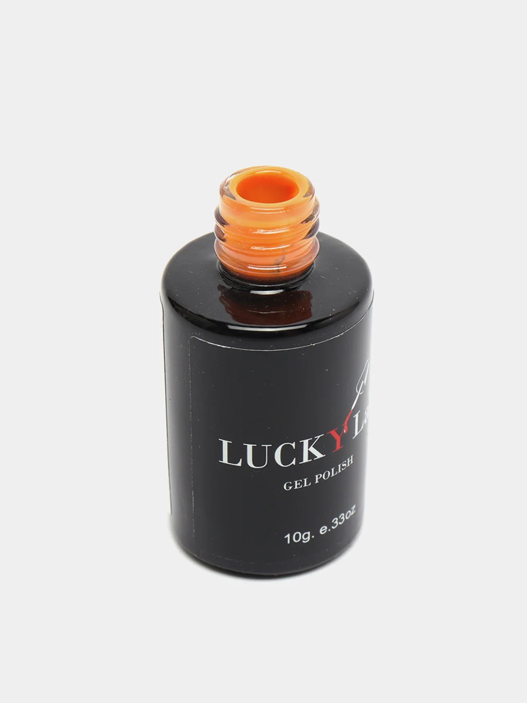 Гель лак для ногтей LuckyLak Edition №025, 10g желто оранжевый для маникюра и педикюра