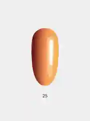 Гель лак для ногтей LuckyLak Edition №025, 10g желто оранжевый для маникюра и педикюра