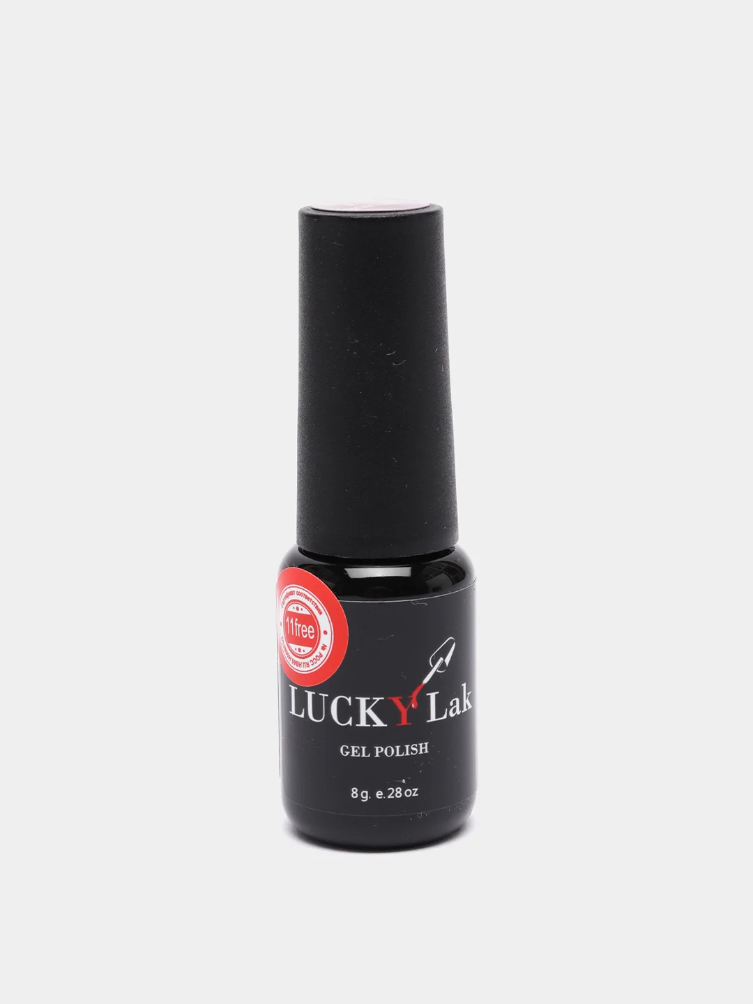 Гель лак для ногтей LuckyLak FL №064 8g бордовый коричневый для маникюра и педикюра
