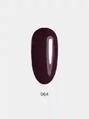 Гель лак для ногтей LuckyLak FL №064 8g бордовый коричневый для маникюра и педикюра