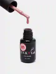 гель-лак для ногтей LuckyLak FL №024, 8 g, коричневый бежевый лак для маникюра и педикюра