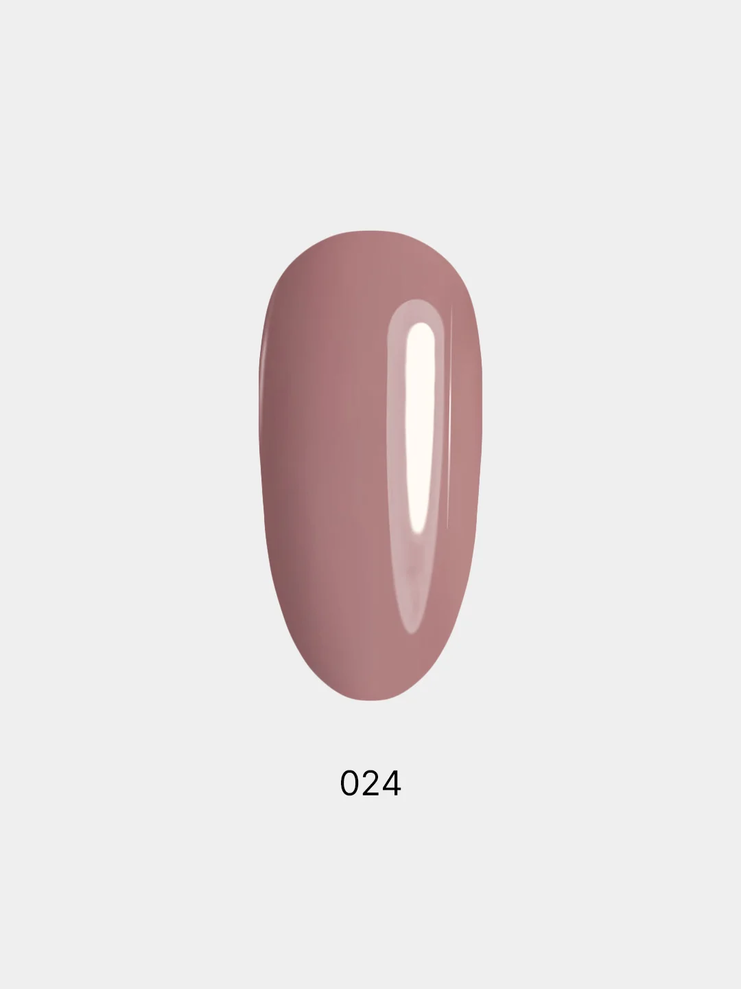 гель-лак для ногтей LuckyLak FL №024, 8 g, коричневый бежевый лак для маникюра и педикюра