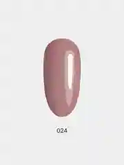 гель-лак для ногтей LuckyLak FL №024, 8 g, коричневый бежевый лак для маникюра и педикюра