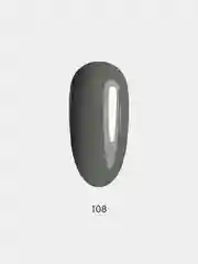Гель лак для ногтей LuckyLak FL №108 8g серый серо-зеленый для маникюра и педикюра