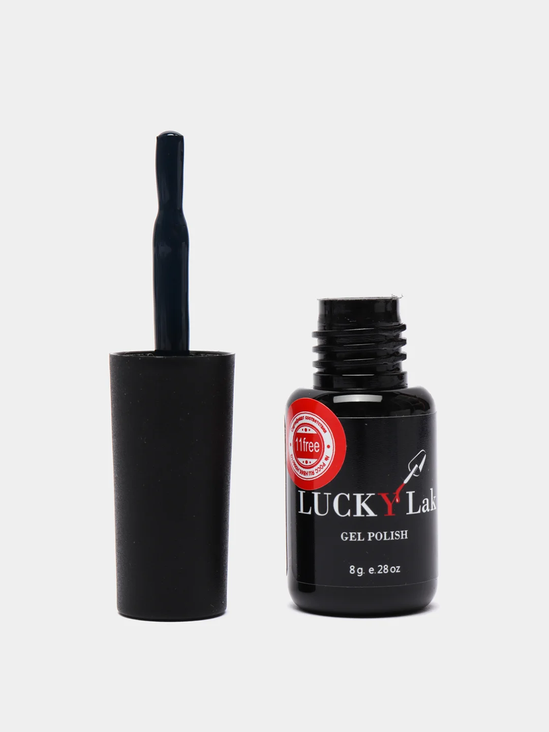 Гель лак для ногтей LuckyLak classic 8g № 084, темно синий для маникюра и педикюра